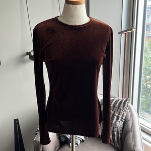 Vintage Victoire for Bergdorf Goodman Velvet Top Size 40